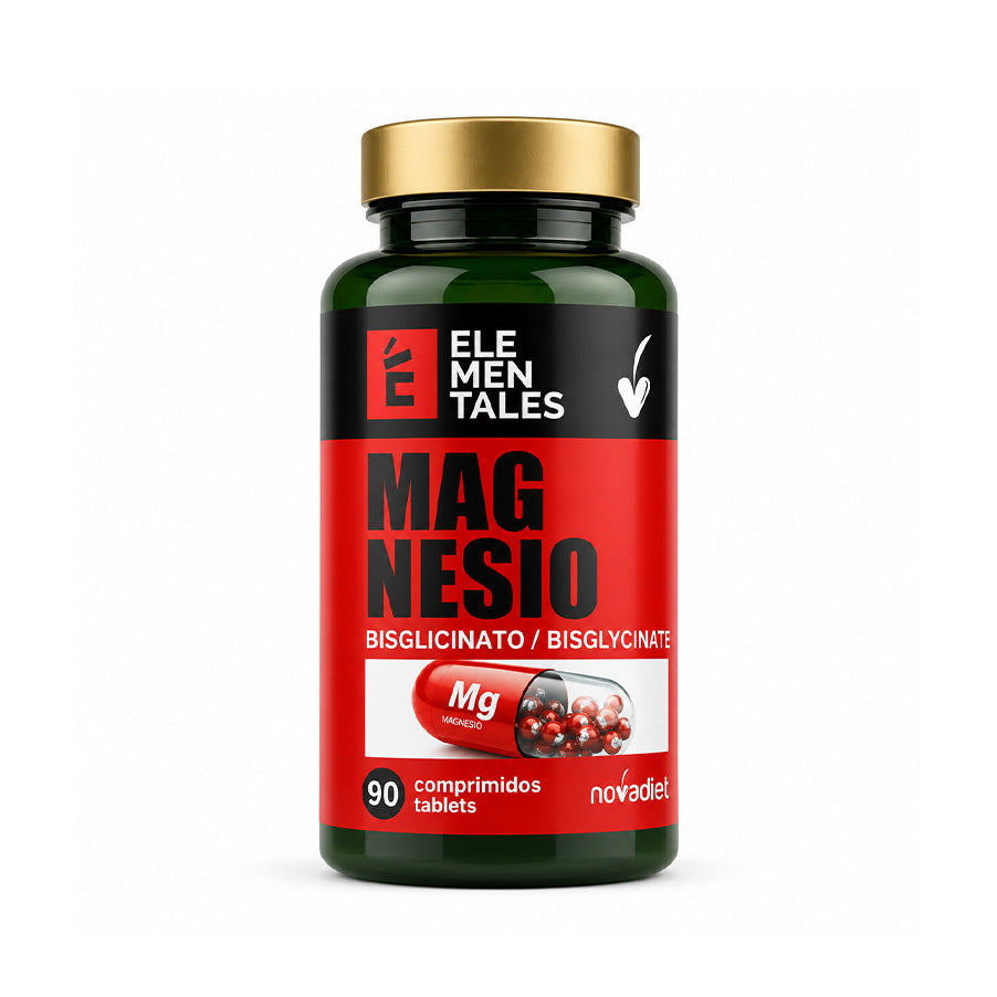 Magnésio Bisglicinato 90 Comprimidos NovaDiet é um suplemento alimentar formulado com bisglicinato de magnésio, uma forma de magnésio quelada com o aminoácido glicina.