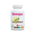 Menopax 60 Cápsulas Sura Vitasan, suplemento feminino com extratos vegetais padronizados para a menopausa.