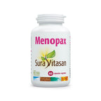 Menopax 60 Cápsulas Sura Vitasan, suplemento feminino com extratos vegetais padronizados para a menopausa.