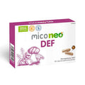 El frasco de Mico Neo DEF de NeoVital Health, que contiene 60 cápsulas, es un suplemento con hongos medicinales para reforzar el sistema inmunológico y brindar protección natural.