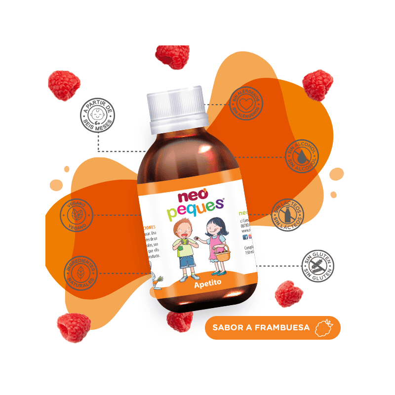 Neo Peques Apetite Framboesa 150ml NeoVital Health