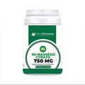 Citrato de magnesio NH 750 mg, 60 cápsulas de Novo Horizonte en frasco blanco.