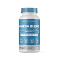 El frasco de Omega Blend de New Food, que contiene 60 cápsulas, es un suplemento omega completo para el cuidado cardiovascular, cerebral y articular.