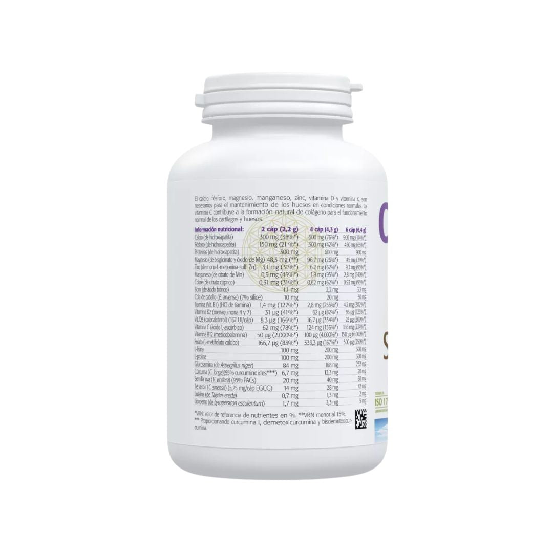 Osto-Fort 90 Cápsulas Sura Vitasan, suplemento alimentar com cálcio, fósforo, vitaminas e minerais para apoio à manutenção de ossos normais