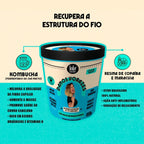 Pack Danos Vorazes Lola com shampoo e máscara capilar para reparação intensa dos cabelos danificados.