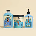Pack Danos Vorazes Lola com shampoo e máscara capilar para reparação intensa dos cabelos danificados.