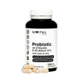 Frasco de probiótico Hivital con 20 cepas y 40 mil millones de UFC, que contiene 120 cápsulas, para favorecer la salud digestiva y el equilibrio intestinal.
