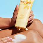 Protetor Solar Vita Soft Daily Sun Lotion SPF50+ PA++++ 150ml Tocobo, loção solar facial e corporal de uso diário.