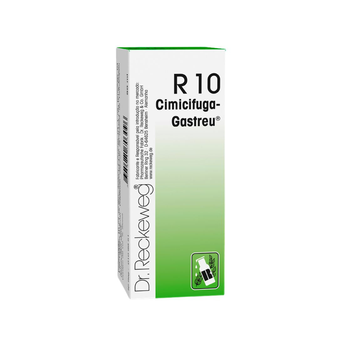 R10 Cimicifuga-Gastreu Gotas Orais 50ml Dr. Reckeweg em embalagem original