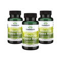 Rhodiola Rosea Root 400mg pack 3 x 100 cápsulas Swanson suplemento alimentar para energia, resistência ao stress e desempenho mental