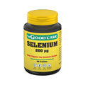 Selenio 200 mcg 50 comprimidos Good Care suplemento alimentar com selénio para apoio antioxidante e funcionamento normal da tiroide.