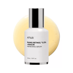 Frasco do Sérum Renovador de Retinol 0,3% + Niacin 30ml da Anua, tratamento antienvelhecimento para melhorar a textura e firmeza da pele