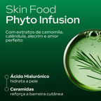 Skin Food Super Sérum Hidratante 30ml Weleda, sérum facial com ácido hialurónico, ceramidas e extratos botânicos para hidratar intensamente, fortalecer a barreira cutânea e promover luminosidade.