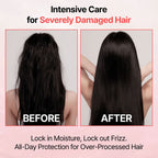 Spray de Cabelo Damage Therapy No-Wash Treatment EX 250ml Growus, tratamento capilar sem enxaguamento para cabelos secos e danificados.