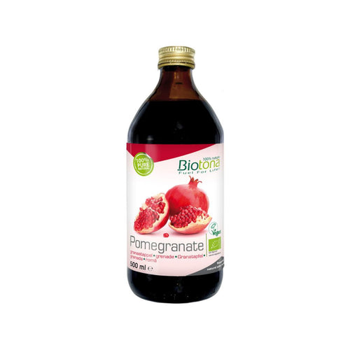 Sumo de Romã Concentrado Biotona em garrafa de 500 ml
