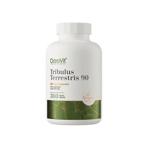 O Tribulus Terrestris 360 Comprimidos Ostrovit é um suplemento alimentar em comprimidos com extrato de Tribulus terrestris.