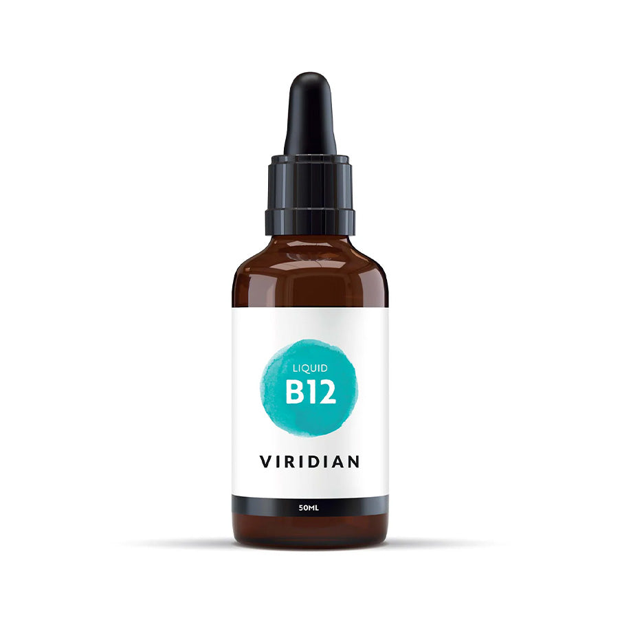 A Vitamina B12 Líquida 50 ml da Viridian é um suplemento alimentar em formato líquido, desenvolvido para complementar a ingestão diária de vitamina B12.