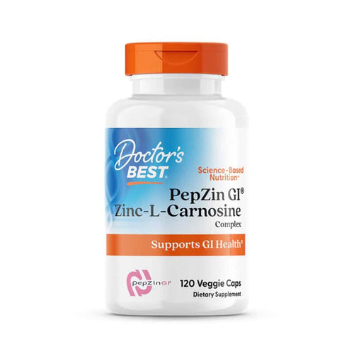 Zinc-L-Carnosine Complex 120 cápsulas Doctor’s Best suplemento alimentar com zinco e L-carnosina.