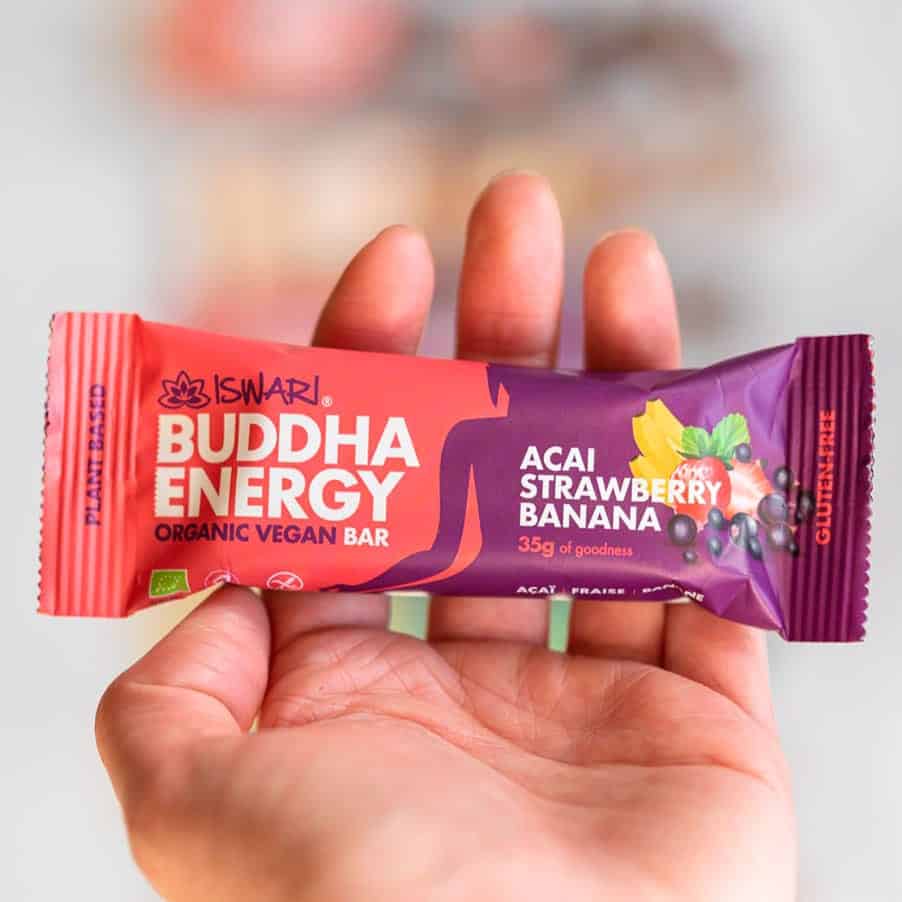 Buddha Energy Bar Açaí Morango Banana 35gr Iswari
