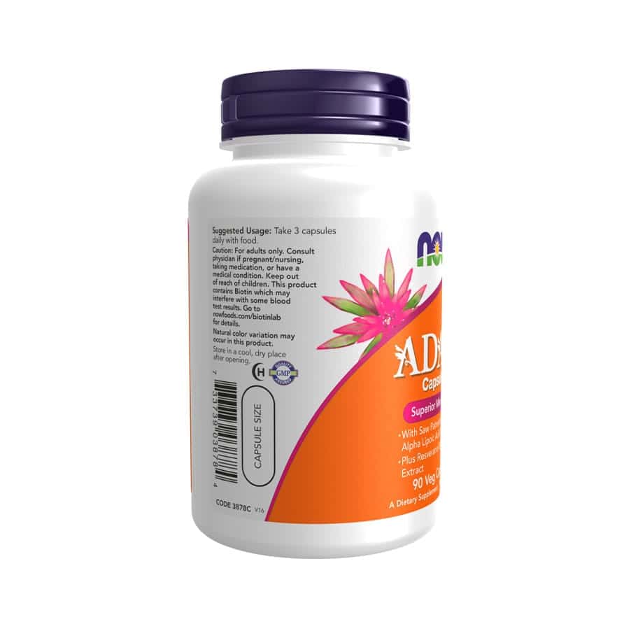 ADAM Superior Multivitaminas e Minerais Para Homens 90 Cápsulas Now Foods