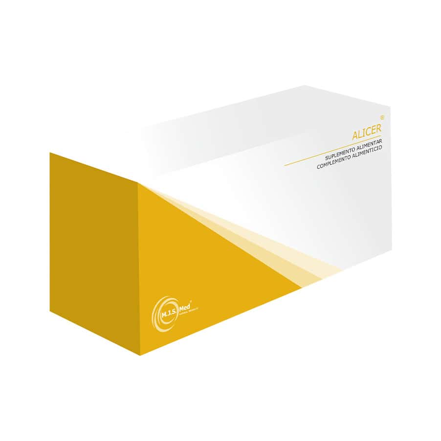 Alicer 30 ampolas MJS Med em caixa, suplemento líquido multivitamínico para energia e vitalidade.