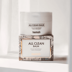 Pote do All Clean Bálsamo 120ml da Heimish, bálsamo de limpeza facial que derrete a maquilhagem e as impurezas.