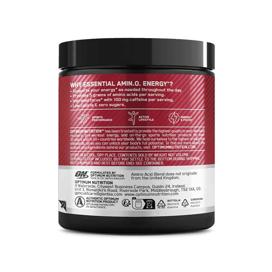 Essential Amino Energy Fusão de Frutas 270gr Optimum Nutrition