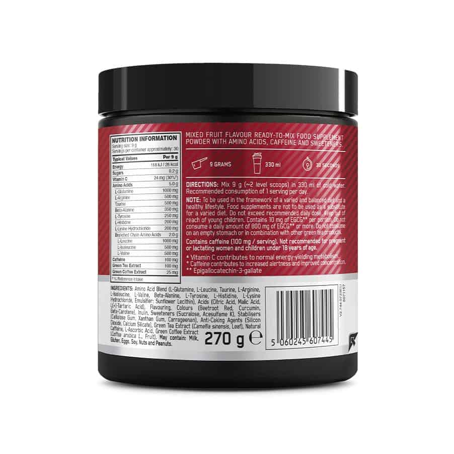 Essential Amino Energy Fusão de Frutas 270gr Optimum Nutrition