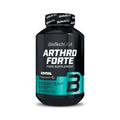 Suplemento para a saúde articular com glucosamina, condroitina, MSM, colagénio tipo II, ácido hialurónico e vitaminas. Ajuda na manutenção de ossos e cartilagens saudáveis.