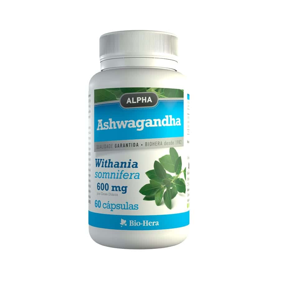 Ashwagandha 600mg 60 Cápsulas BioHera