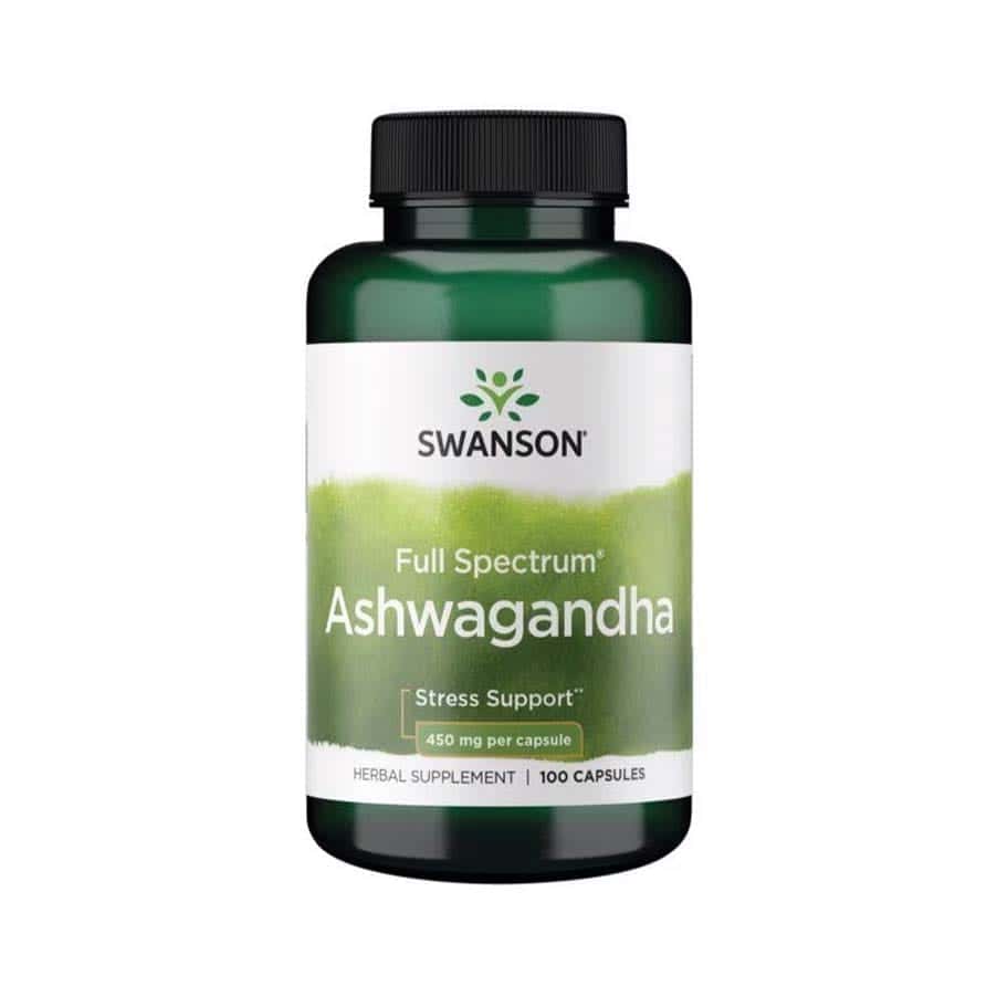Ashwagandha 450 mg 100 Cápsulas Swanson