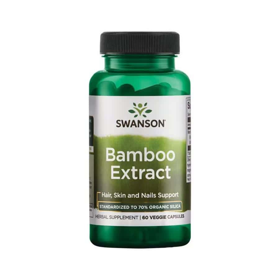 Extrato de Bambu 60 Cápsulas Vegetais Swanson