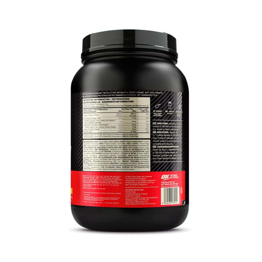 Gold Standard 100% Whey Banana 900gr Optimum Nutrition