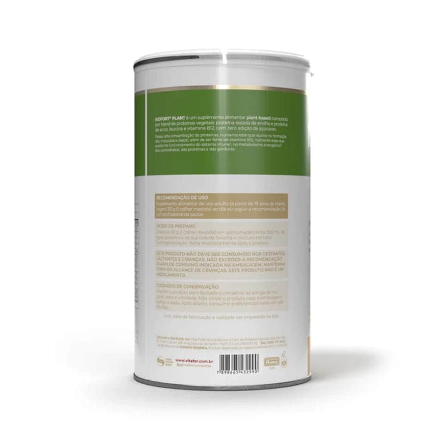 Isofort en polvo vegetal 450 g Plátano y canela Vitafor