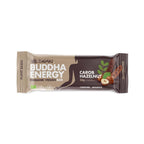 Barra energética Buddha Energy Bar Iswari de alfarroba e avelã em embalagem individual de 35g