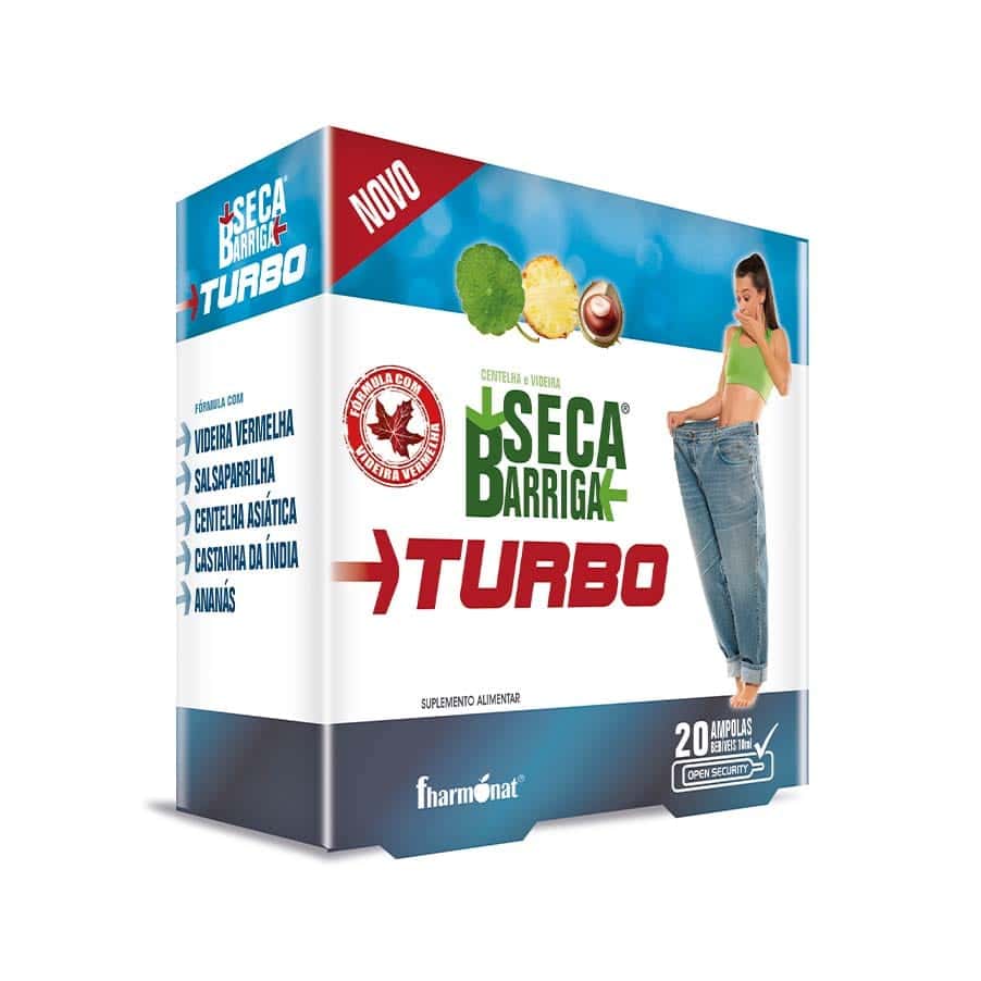 Seca Barriga Turbo 20 Ampolas Fharmonat
