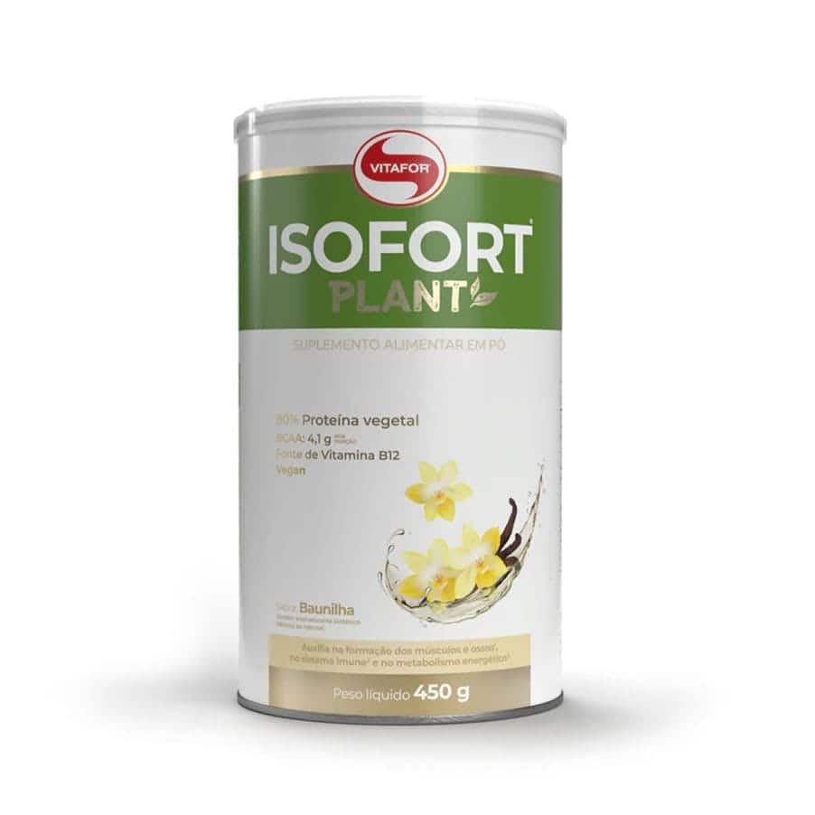 Isofort en polvo vegetal 450 g Vainilla Vitafor