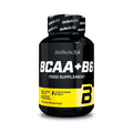 Complementa tu dieta con aminoácidos de cadena ramificada (BCAA) en una proporción de 2:1:1, enriquecidos con vitamina B6. La vitamina B6 contribuye al metabolismo normal de las proteínas y el glucógeno, y también ayuda a reducir el cansancio y la fatiga.