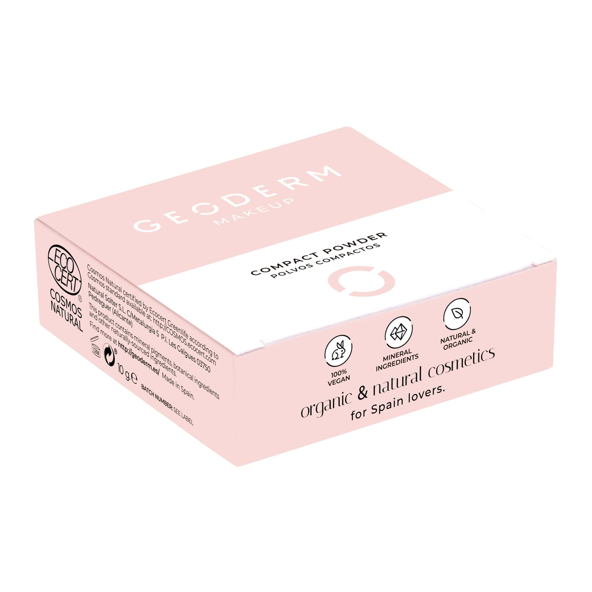 Pó Compacto Bege Rosa 10gr Geoderm