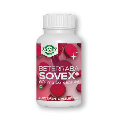 Remolacha 600 mg, 90 cápsulas. Complemento alimenticio Sovex para la energía, la circulación y el rendimiento físico.