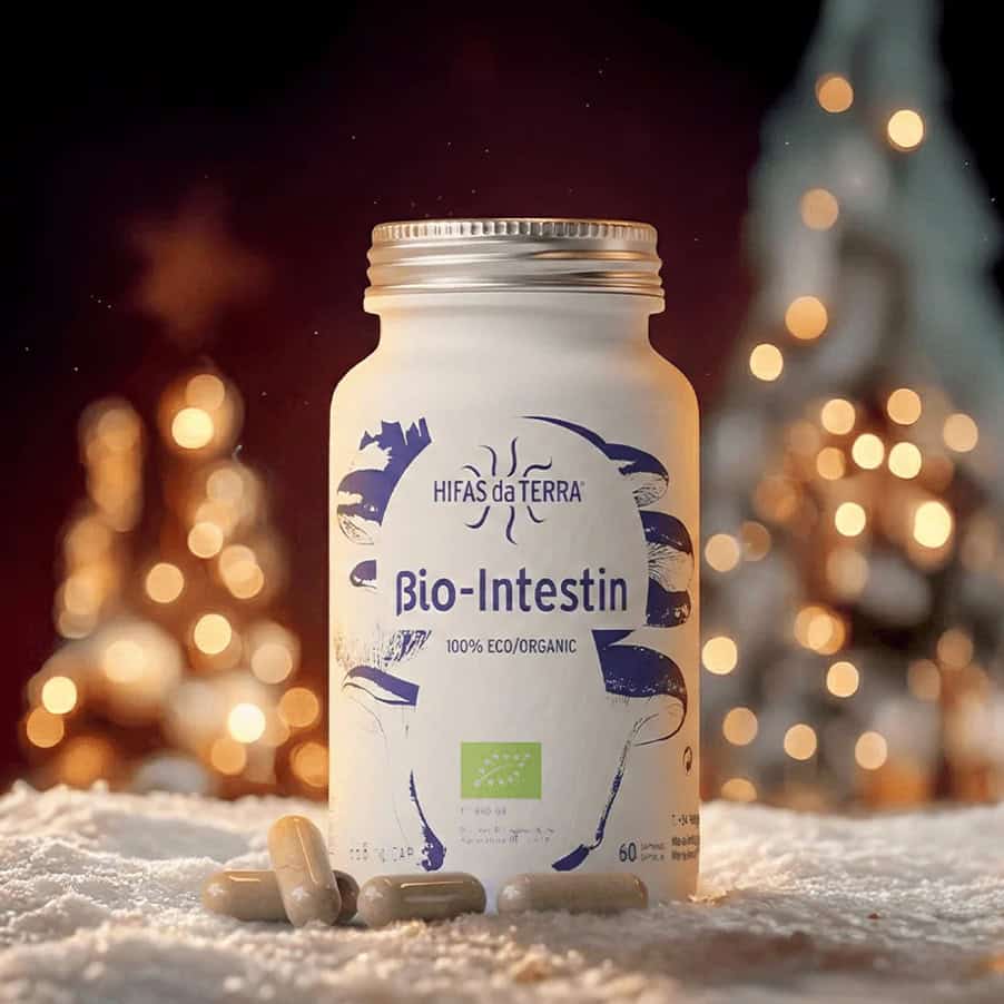 Bio-Intestin Hifas da Terra em cápsulas, suplemento alimentar com probióticos e cogumelos para equilíbrio da flora intestinal