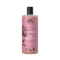 Gel de Banho Rosa Selvagem 500ml da Urtekram em frasco verde.