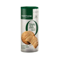Galletas de avena Santiveri Triple Zero en paquete de 200 g, sin azúcares añadidos, ideales para un tentempié saludable.