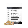 Caldo de Ossos Concentrado de Bovino 600gr Hivital, proteína de caldo de ossos bovino em pó rica em colagénio e aminoácidos.