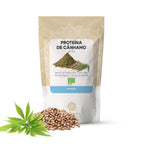 Proteína de Cânhamo em Pó 250g BioSamara em embalagem com pó vegetal rico em proteína, ideal para batidos e receitas.