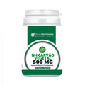 NH Carvão Vegetal 500mg 60 cápsulas da Novo Horizonte em frasco branco. Compra Online