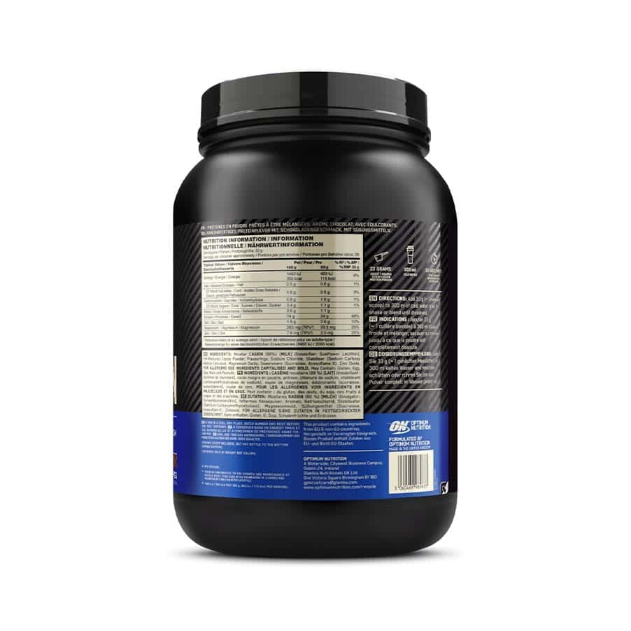Gold Standard Casein Chocolate Supremo 924g Optimum Nutrition