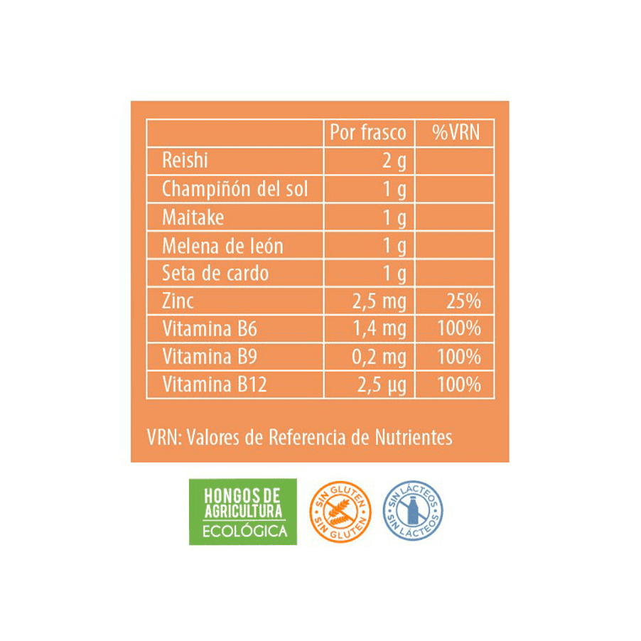 Embalagem do Fungi Neo DGS 25ml x 30 monodoses da NeoVital Health, suplemento líquido com cogumelos medicinais para suporte digestivo e equilíbrio intestinal.
