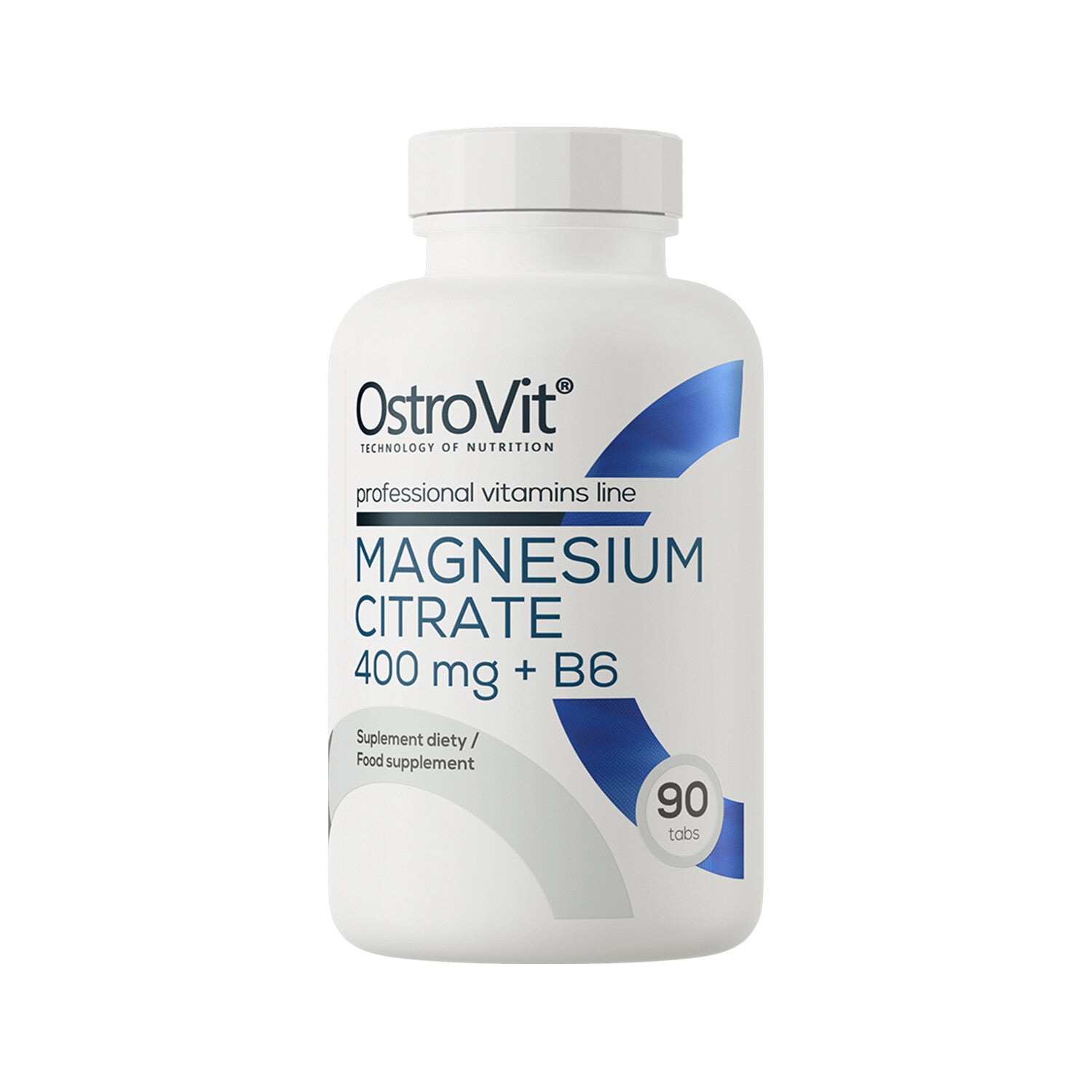 Citrato de Magnésio 400mg + B6 90 Comprimidos OstroVit