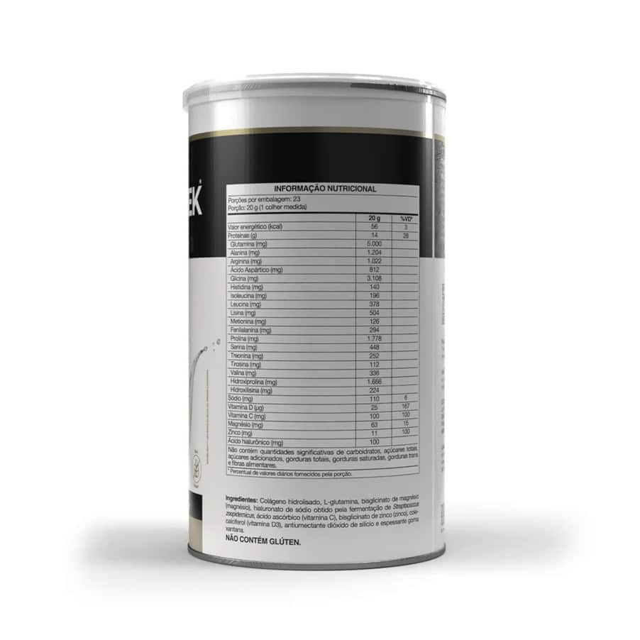 Embalagem de Colagentek Protein sabor neutro 460g da Vitafor, suplemento de colagénio hidrolisado com peptídeos e proteínas para firmeza da pele e saúde articular.